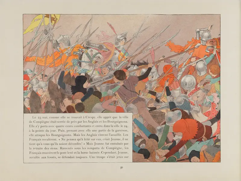 Joanna d'Arc, plansza 33, Louis Maurice Boutet de Monvel