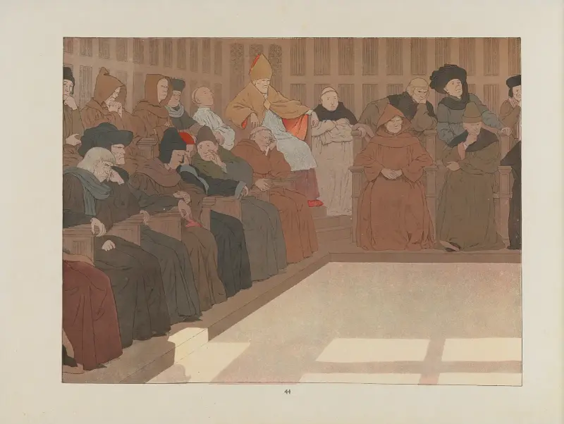 Joanna d’Arc, plansza 41, Louis Maurice Boutet de Monvel