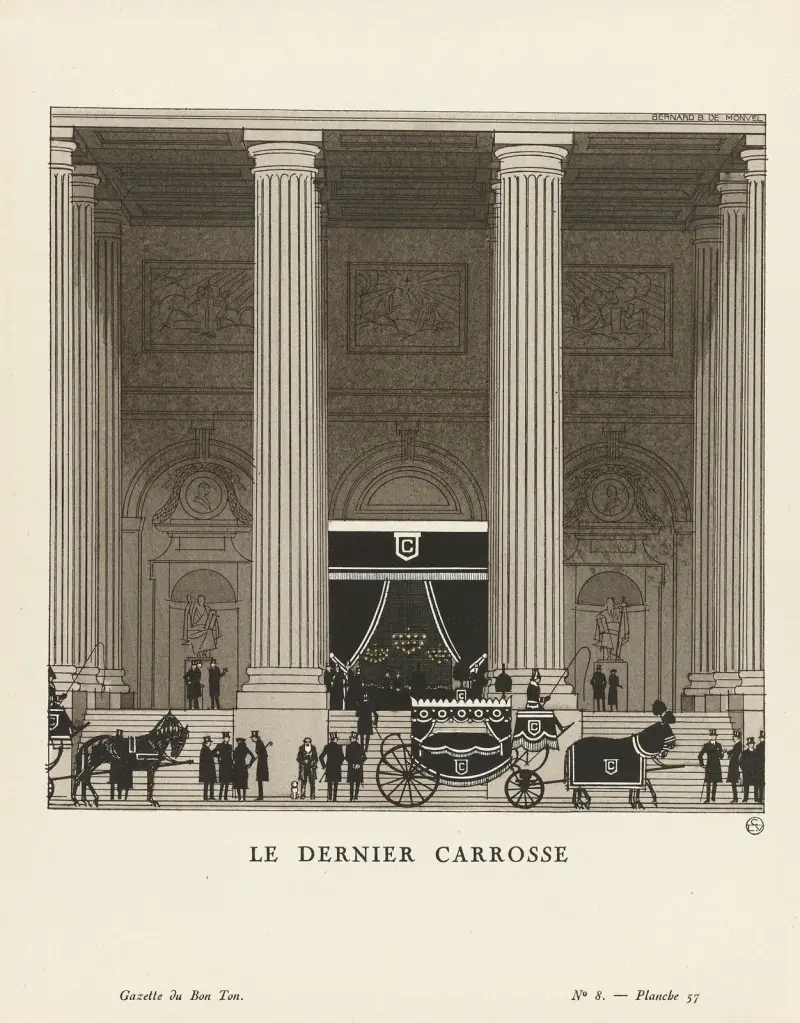 Le dernier carrosse, 1920 – nr 1 av Bernard Boutet de Monvel
