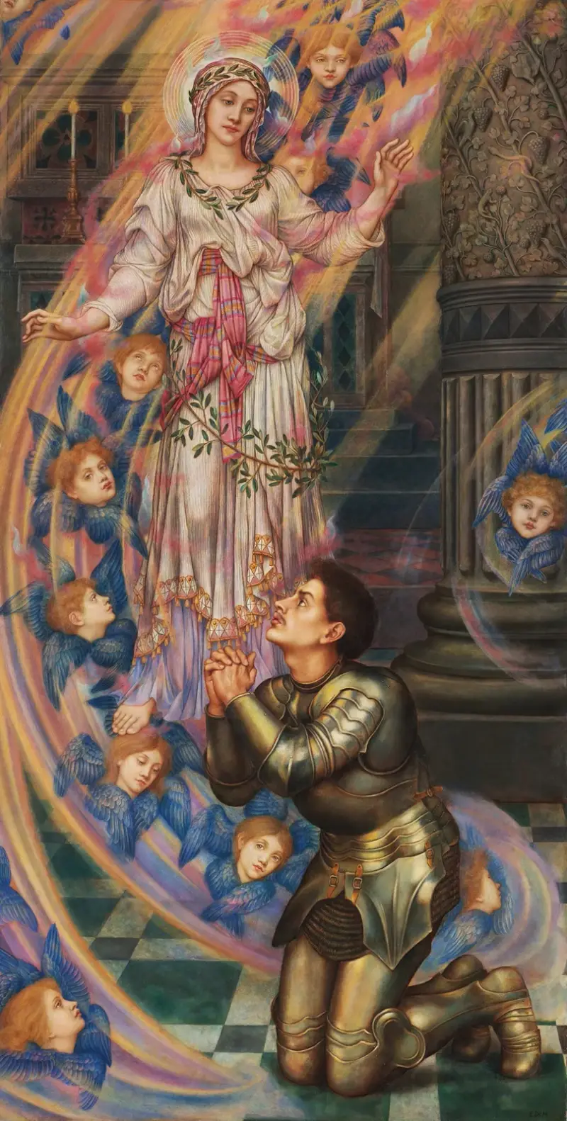 Vår fru av freden av Evelyn De Morgan