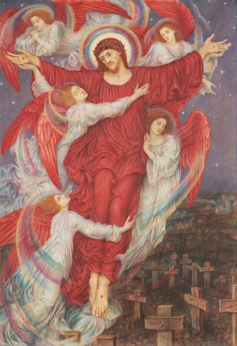 The Red Cross av Evelyn De Morgan