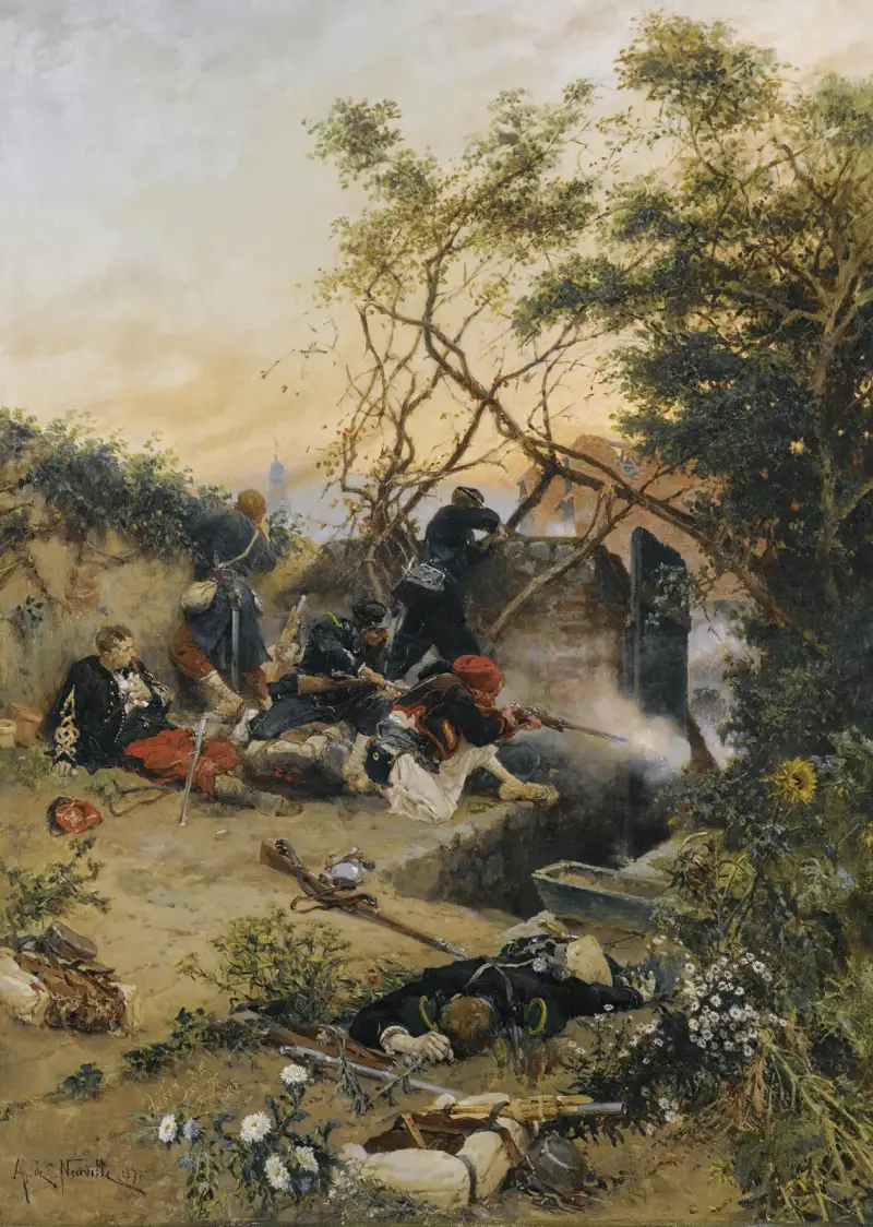 Essuyant le feu av Alphonse Marie de Neuville