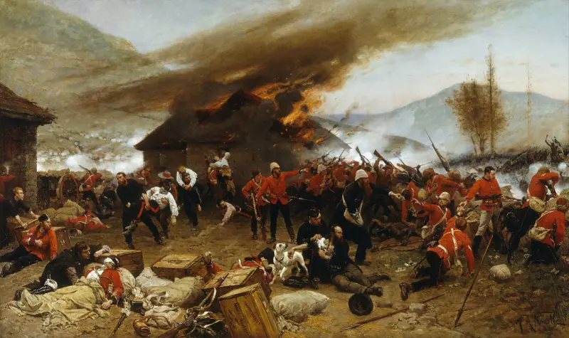 Die Verteidigung von Rorke's Drift 1879 von Alphonse Marie de Neuville