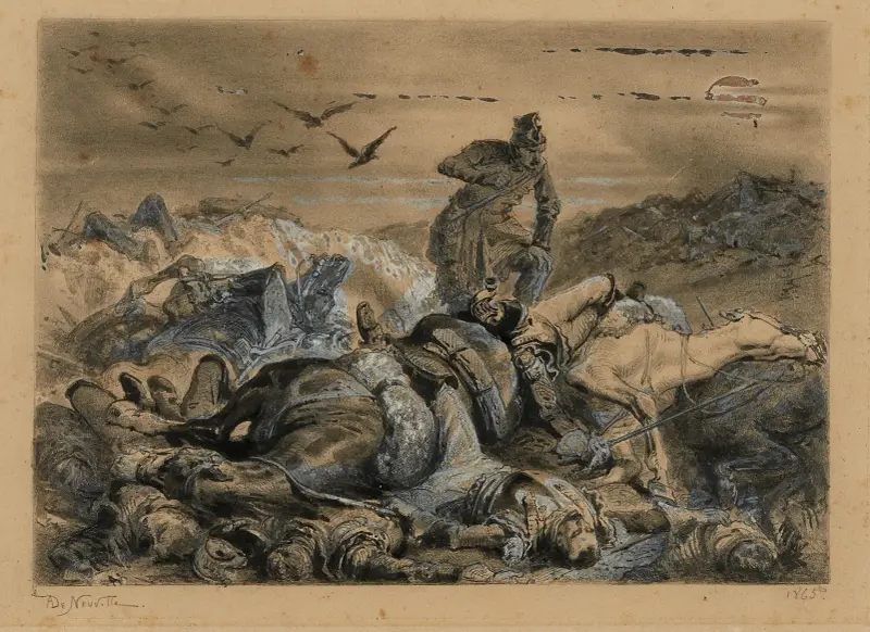 Waterloo: slagfältet om natten av Alphonse Marie de Neuville