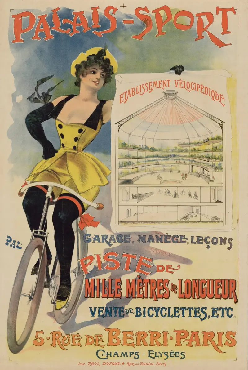 Palais-sport, tusen meter lång bana av Pal (Jean de Paleologue)