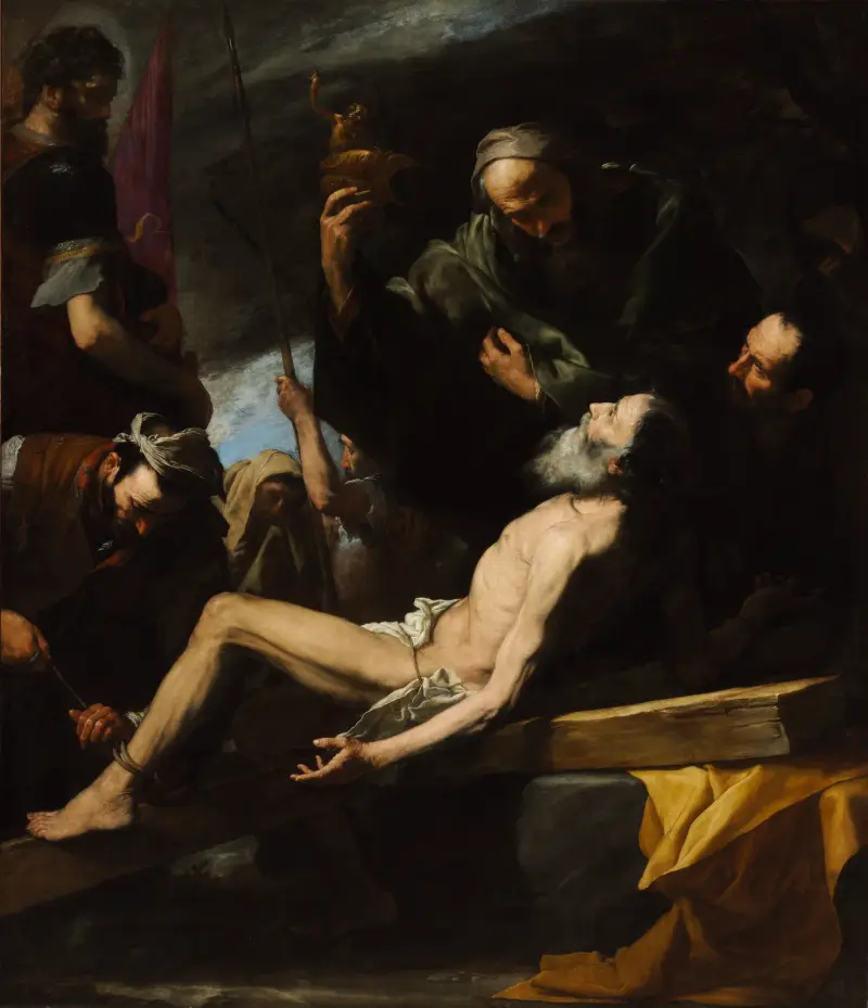 Martyrium des Heiligen Andreas von Jusepe de Ribera