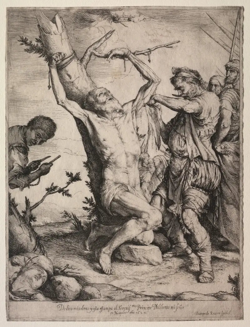 S:t Bartolomeus martyrium av Jusepe de Ribera