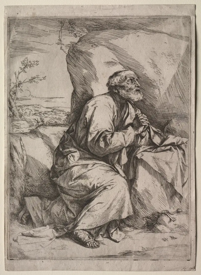 Pokutujący św. Piotr, Jusepe de Ribera