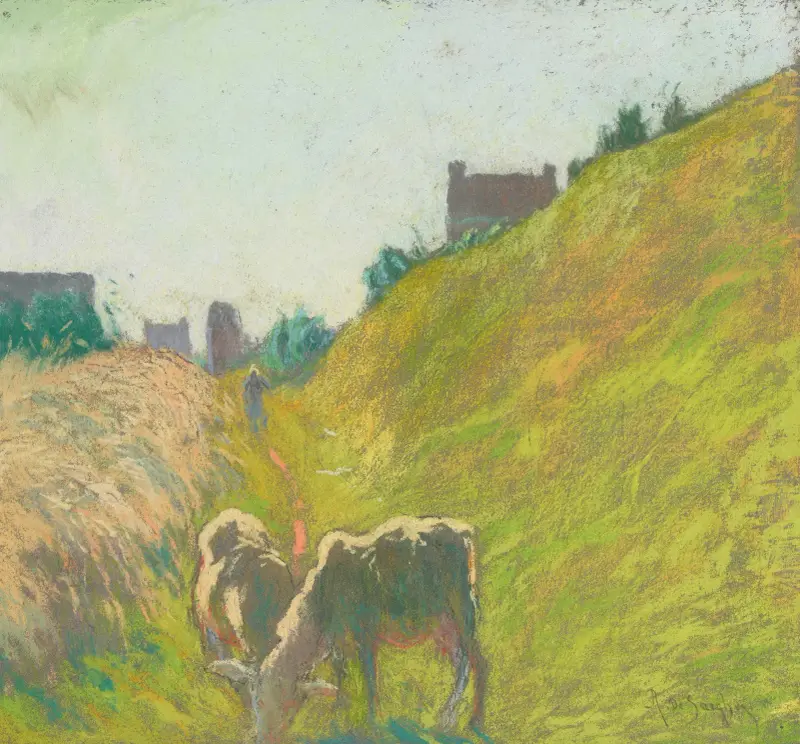 Goats Grazing, Rodolphe De Saegher