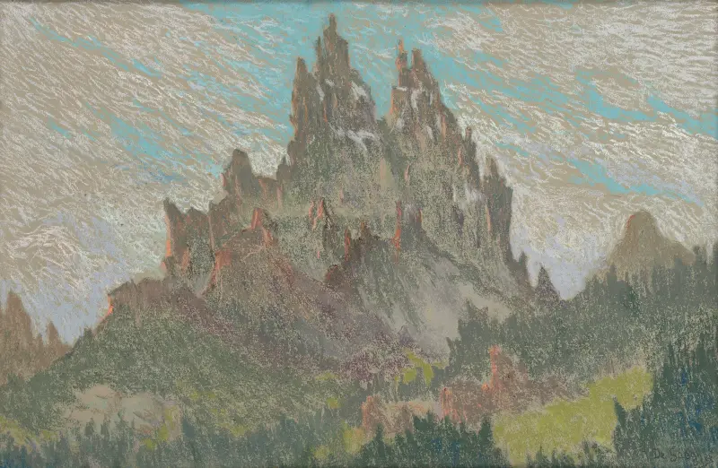 Górski krajobraz – Nr. 1, Rodolphe De Saegher