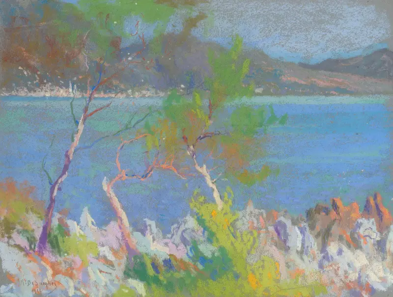 Sharp Coast (Côte d’Azur) av Rodolphe De Saegher