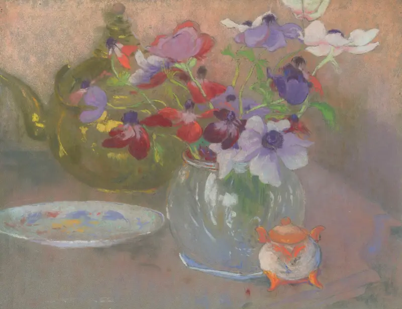 Still Life with Flowers. – nr 1 av Rodolphe De Saegher
