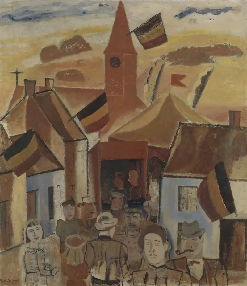 Dorpskermis av Gustave De Smet