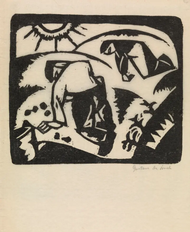 Wykopki ziemniaków, Gustave De Smet