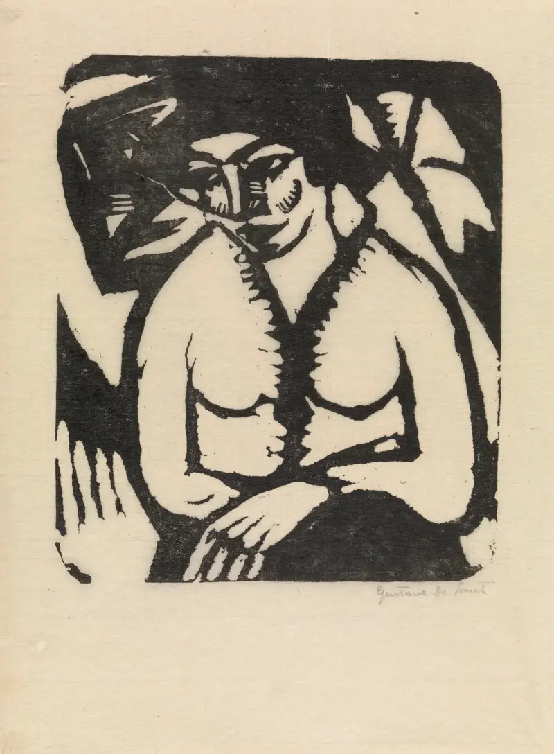 Sitzende Frau von Gustave De Smet