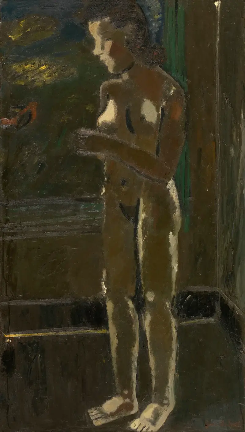 Stehender Akt von Gustave De Smet