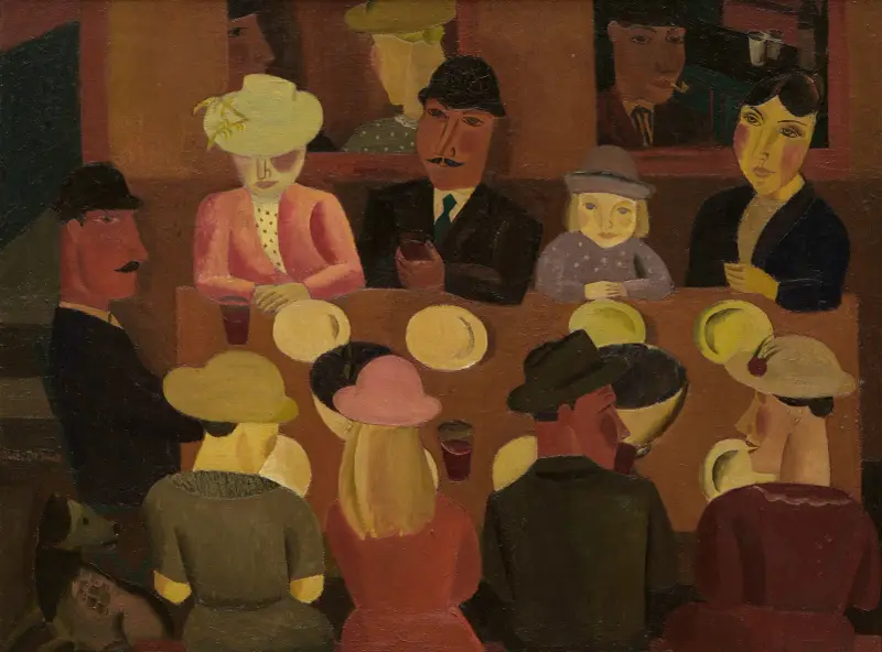Die Muschelesser von Gustave De Smet