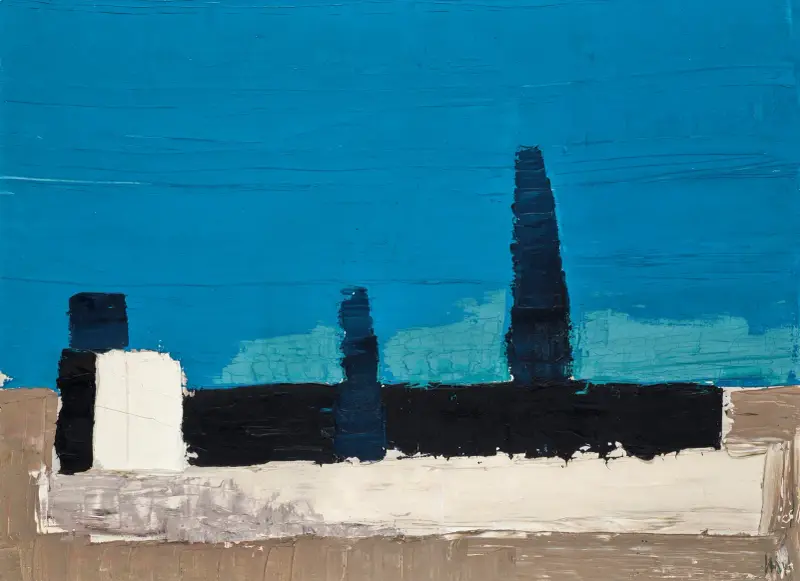Fiesole av Nicolas De Staël