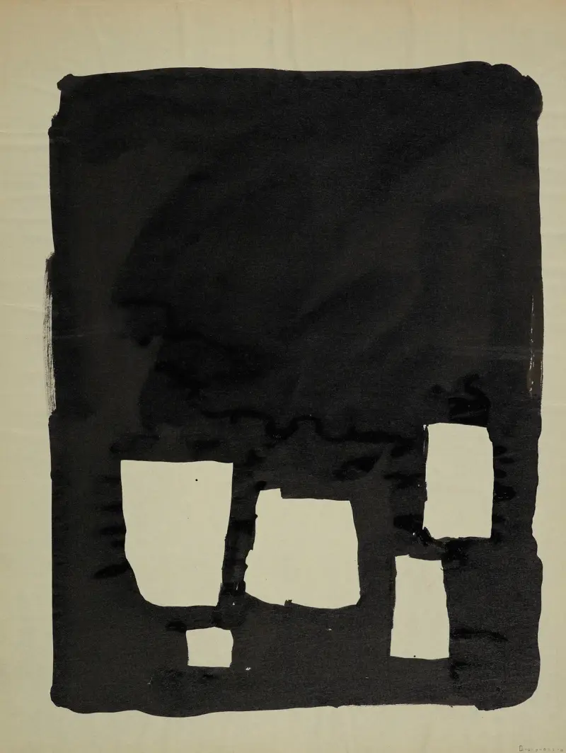 Der Hai und die Möwe von Nicolas De Staël