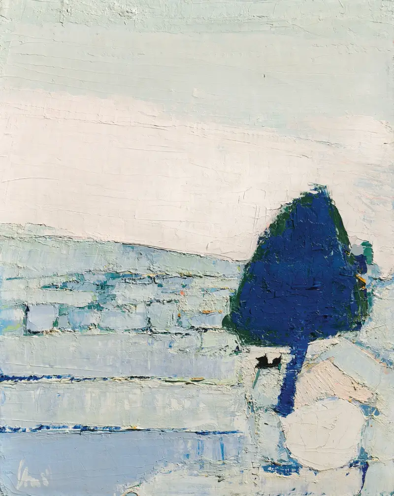 Provence-landskap, Nicolas De Staël
