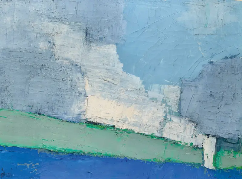Paysage de Vaucluse No. 3 av Nicolas De Staël