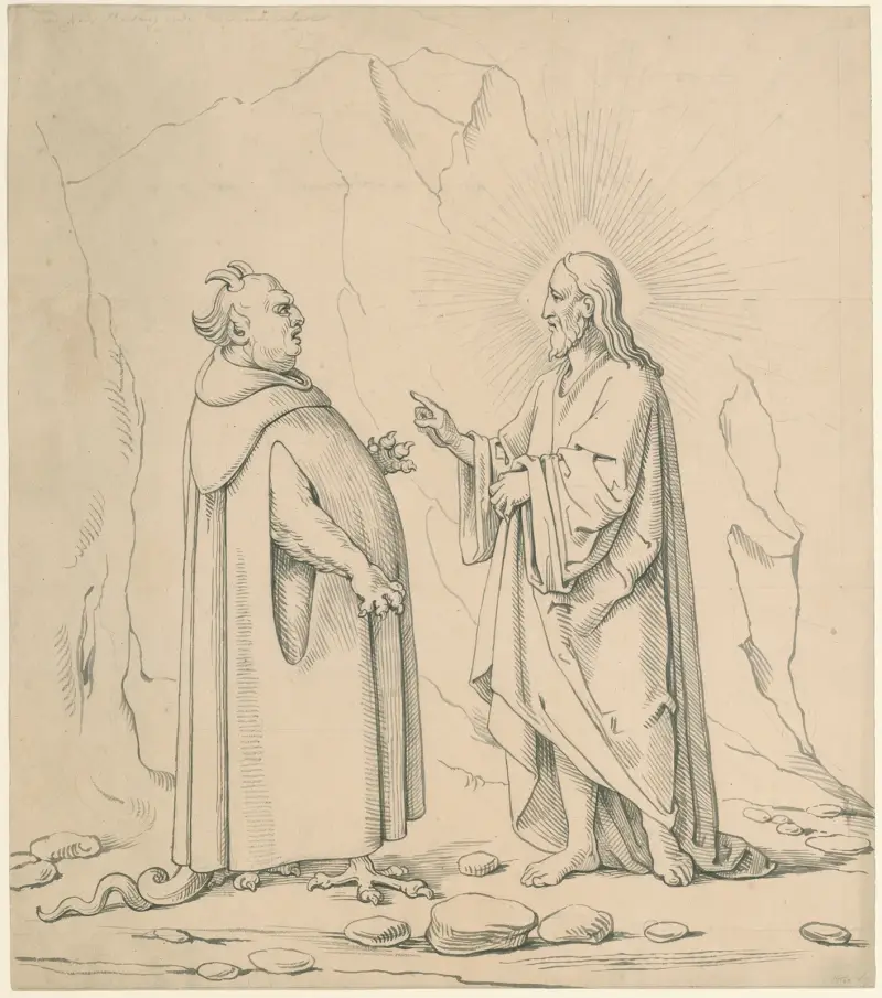 Die Versuchung Christi – Nr. 2 von David Humbert de Superville