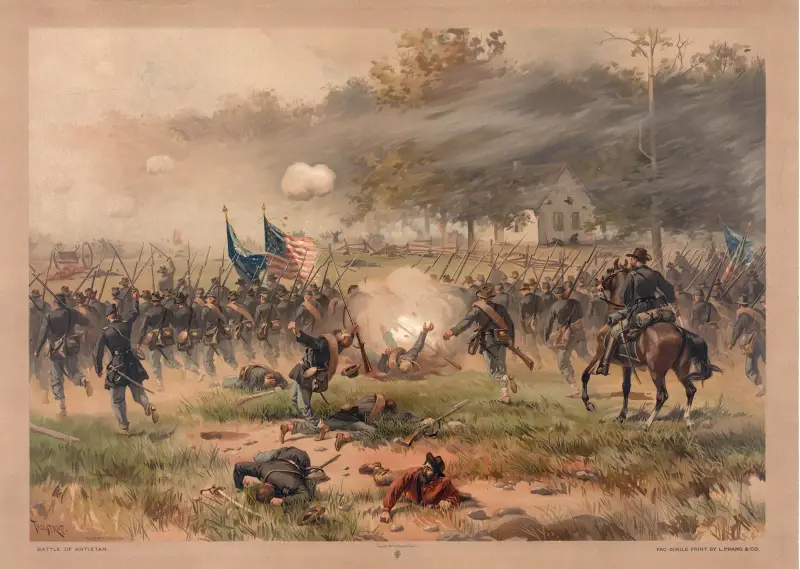 Slaget vid Antietam av Thure de Thulstrup