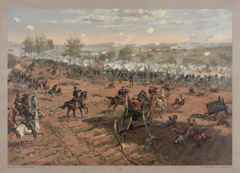 Schlacht von Gettysburg von Thure de Thulstrup