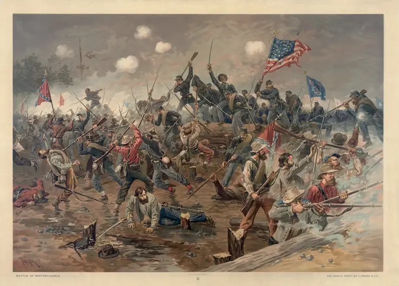 Schlacht bei Spotsylvania von Thure de Thulstrup