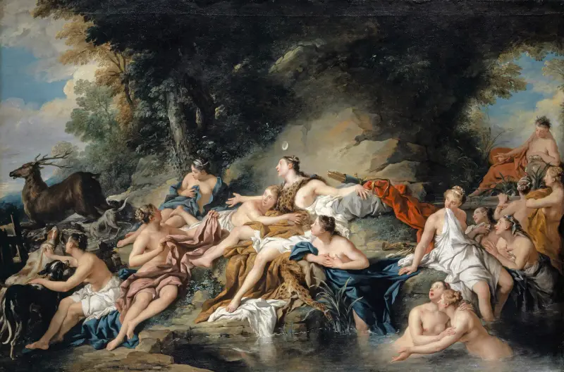 Diana i Akteon, Jean-François de Troy