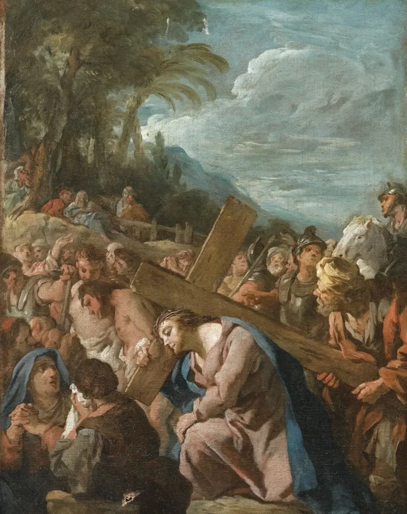 Le portement de Croix av Jean-François de Troy