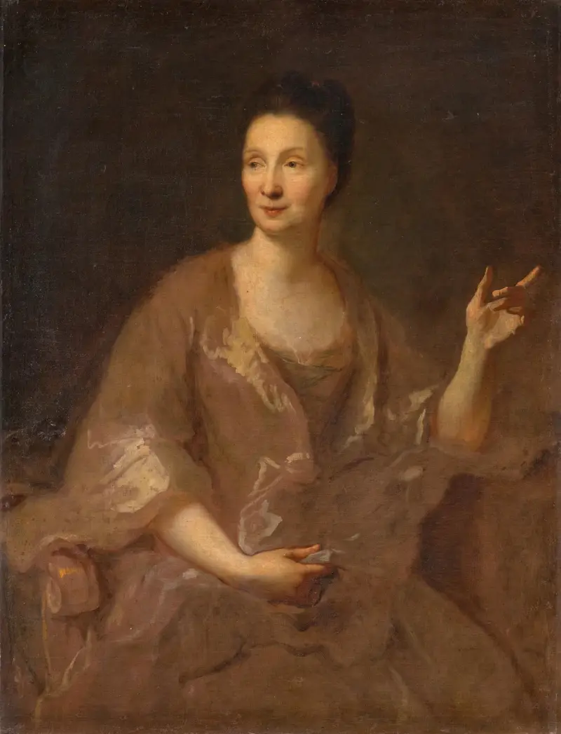 Porträtt av en kvinna av Jean-François de Troy