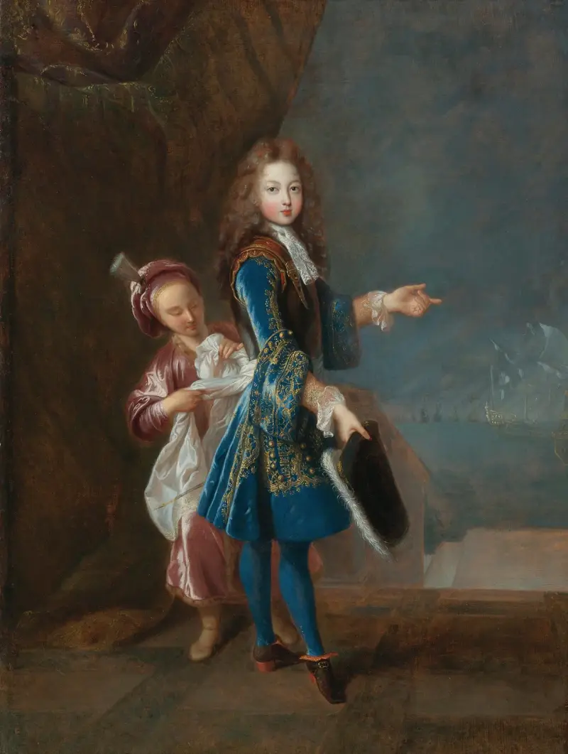 Porträtt av Louis Alexandre de Bourbon, greve av Toulouse av Jean-François de Troy