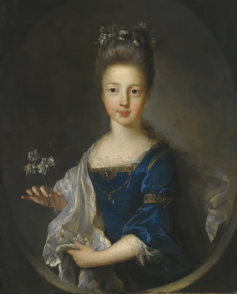 Porträtt av prinsessan Luisa Maria Theresa Stuart (1692–1712) av Jean-François de Troy