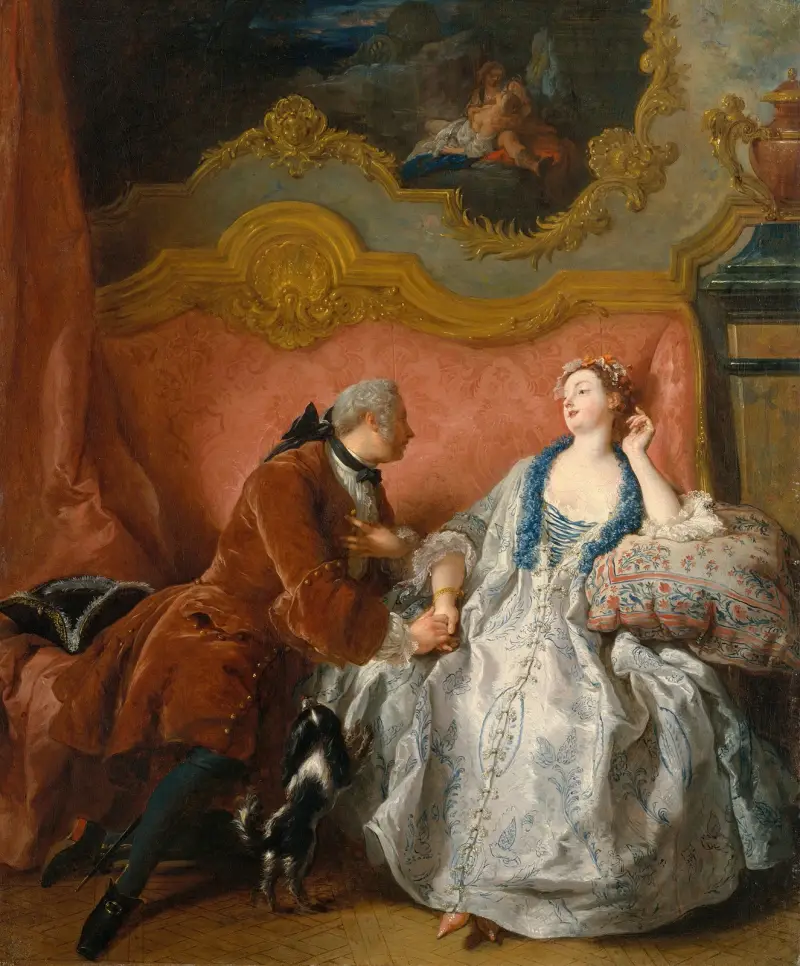 The Declaration of Love av Jean-François de Troy