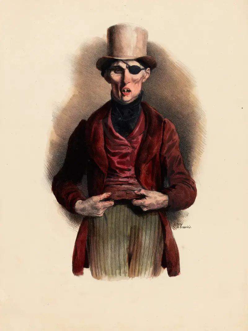 I den ställning jag befinner mig i, tror jag av Charles-Joseph Traviès de Villers