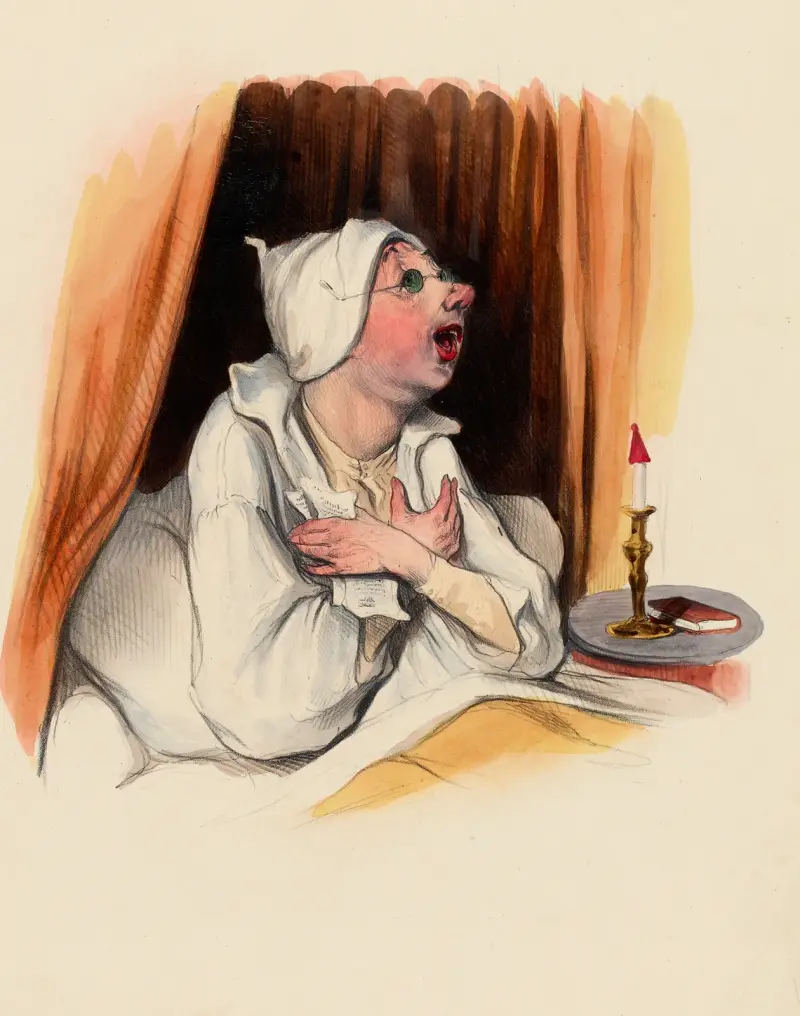 Hon älskar mig alltid, 1836 – nr 2 av Charles-Joseph Traviès de Villers