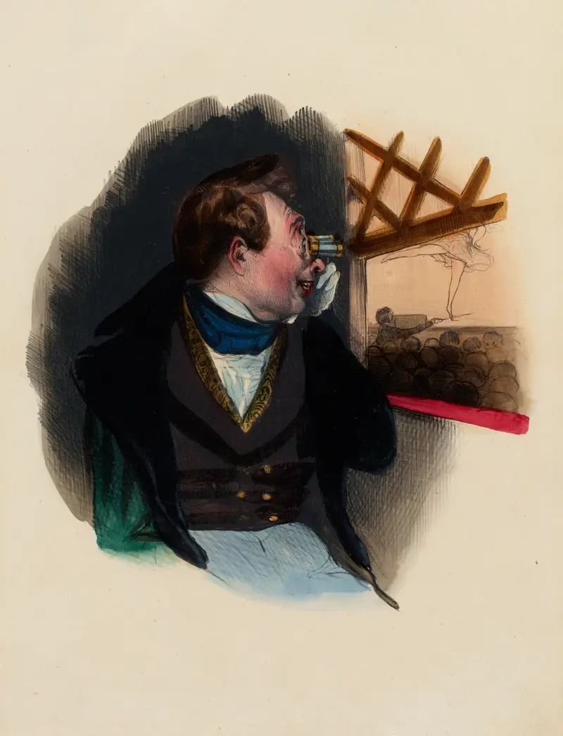 Die vergitterte Loge von Charles-Joseph Traviès de Villers