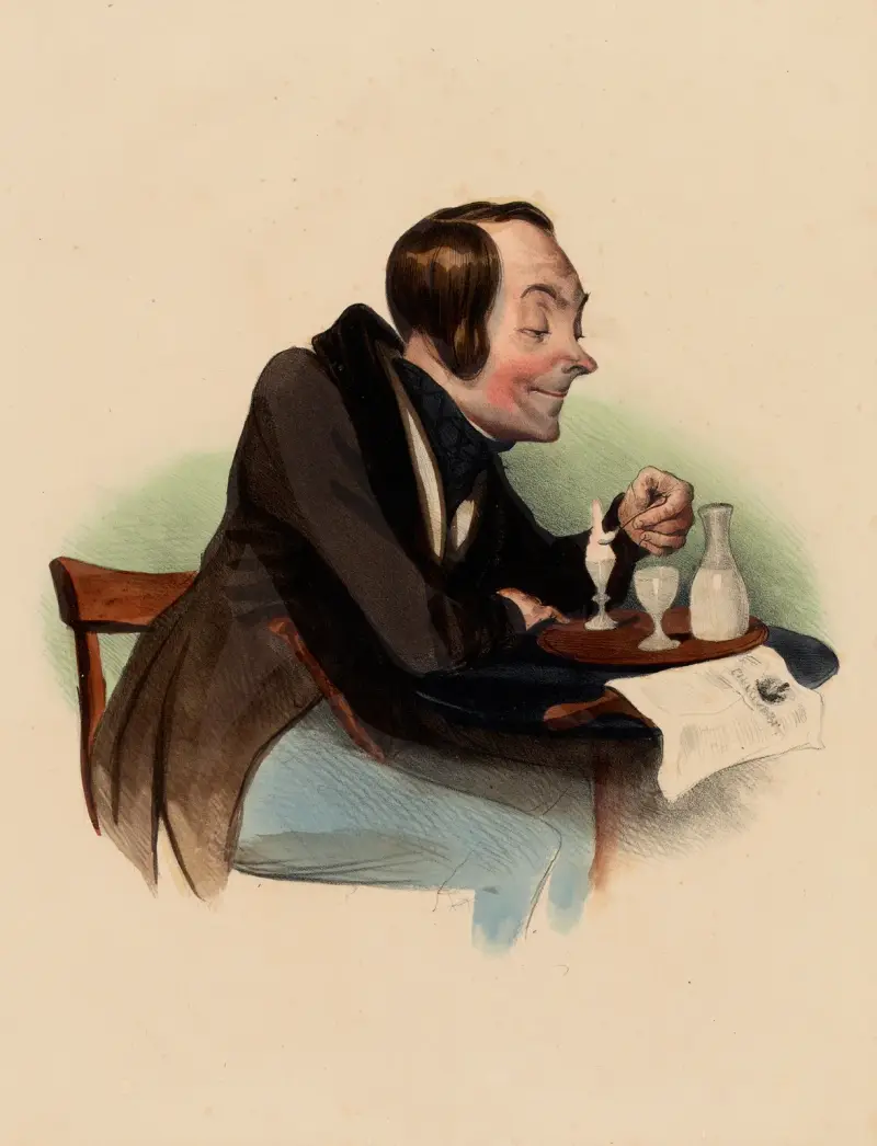 Glassens rykte. Den goda glassen av Charles-Joseph Traviès de Villers