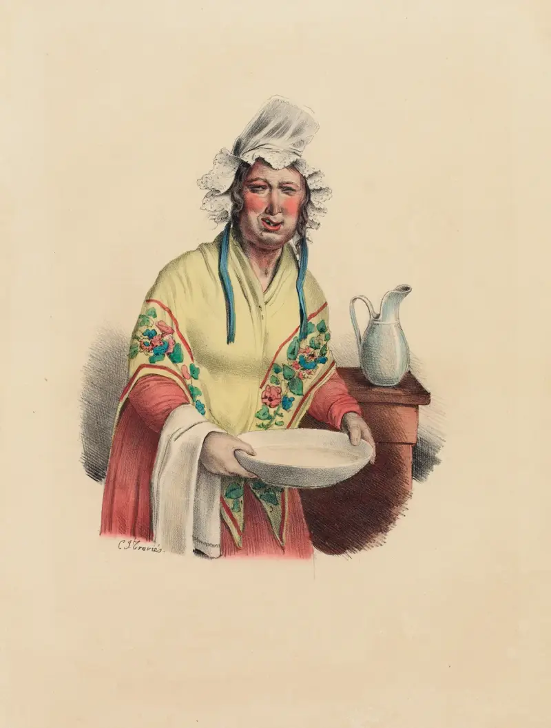 La Rinceuse av Charles-Joseph Traviès de Villers