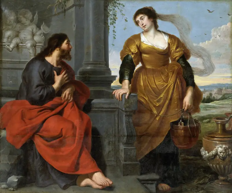 Christus und die Samariterin von Cornelis de Vos