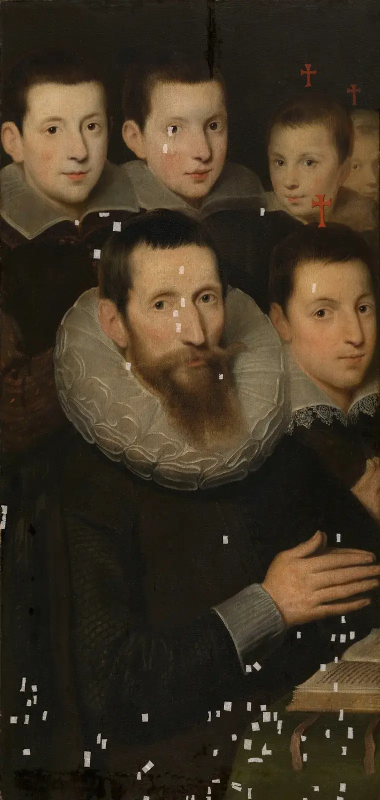 Donor with Five Sons av Cornelis de Vos