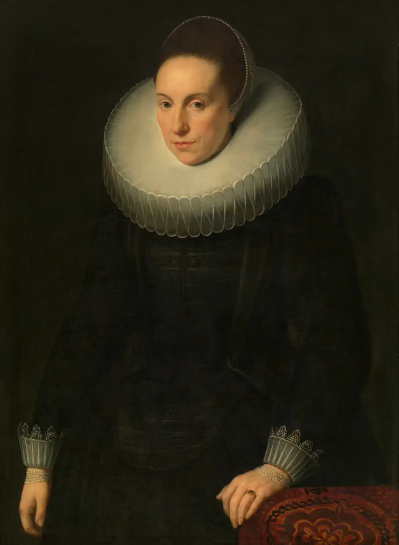 Porträtt av en kvinna, 1609 av Cornelis de Vos