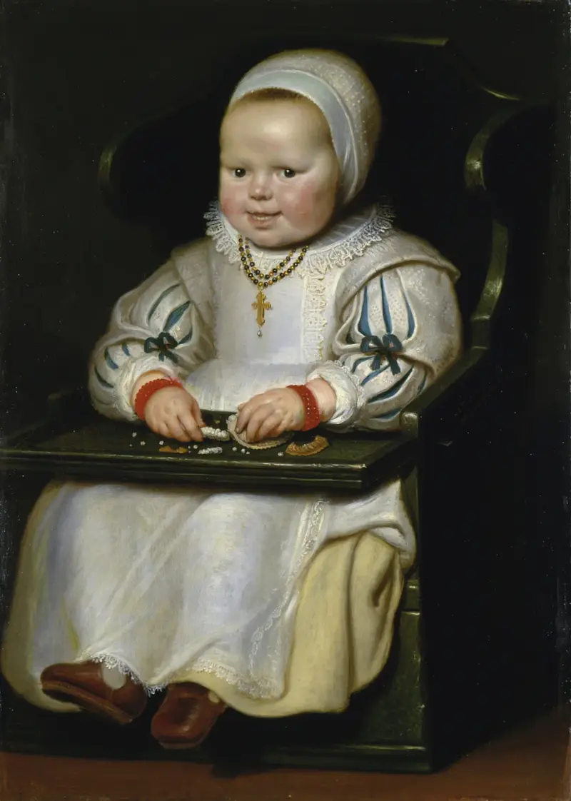 Porträtt av Susanne de Vos, konstnärens tredje dotter av Cornelis de Vos