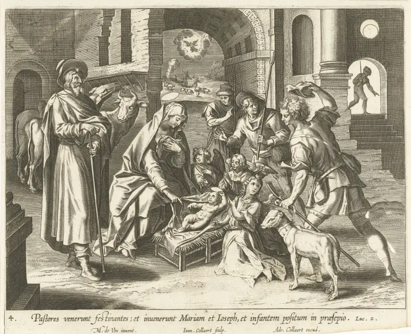 Pokłon pasterzy, Maerten De Vos