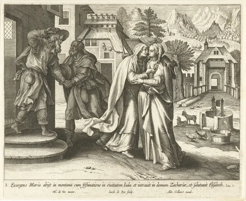 Navštívení, Maerten De Vos