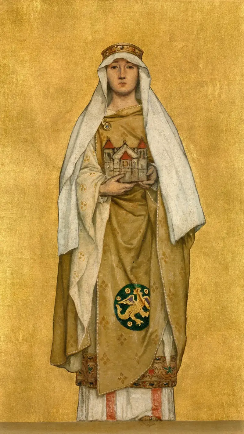 Judith, Balduin I av Flanderns hustru av Albrecht De Vriendt