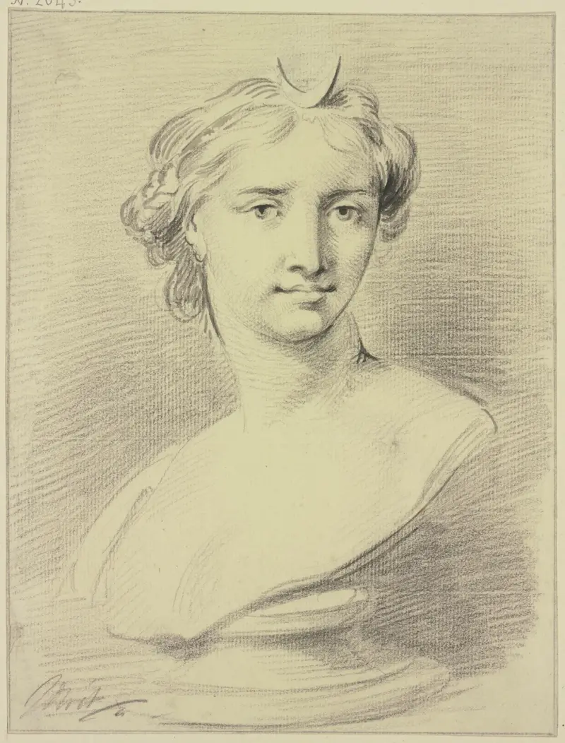Bust of Diana av Jacob de Wit