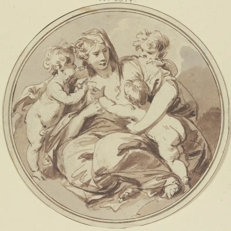 Caritas av Jacob de Wit
