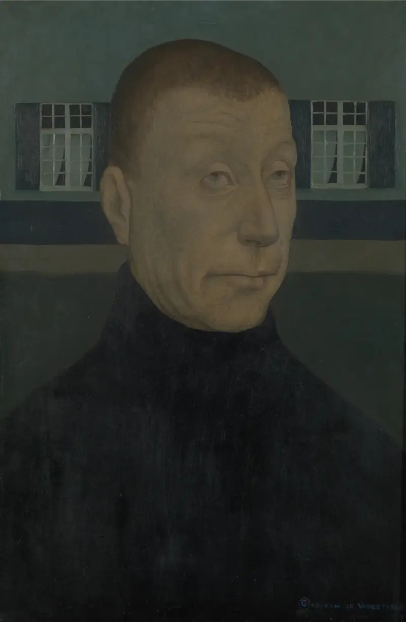 Farmer or Evening av Gustave Van de Woestijne